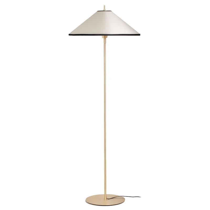 Tafta Stehlampe Ø52 cm, Schwarz / Altweiß